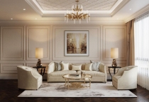 Xem Ngay 10+ Thiết Kế Phòng Khách Tân Cổ Điển Đẹp Sang Trọng 2025