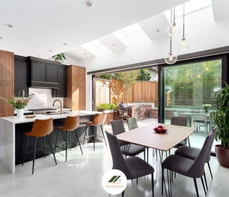 5+ Mẫu Phòng Bếp Hiện Đại Đẹp, Chuẩn Phong Thủy 