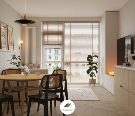 Thiết Kế Nội Thất Chung Cư 60m2 – Giải Pháp Tối Ưu Không Gian Hiệu Quả